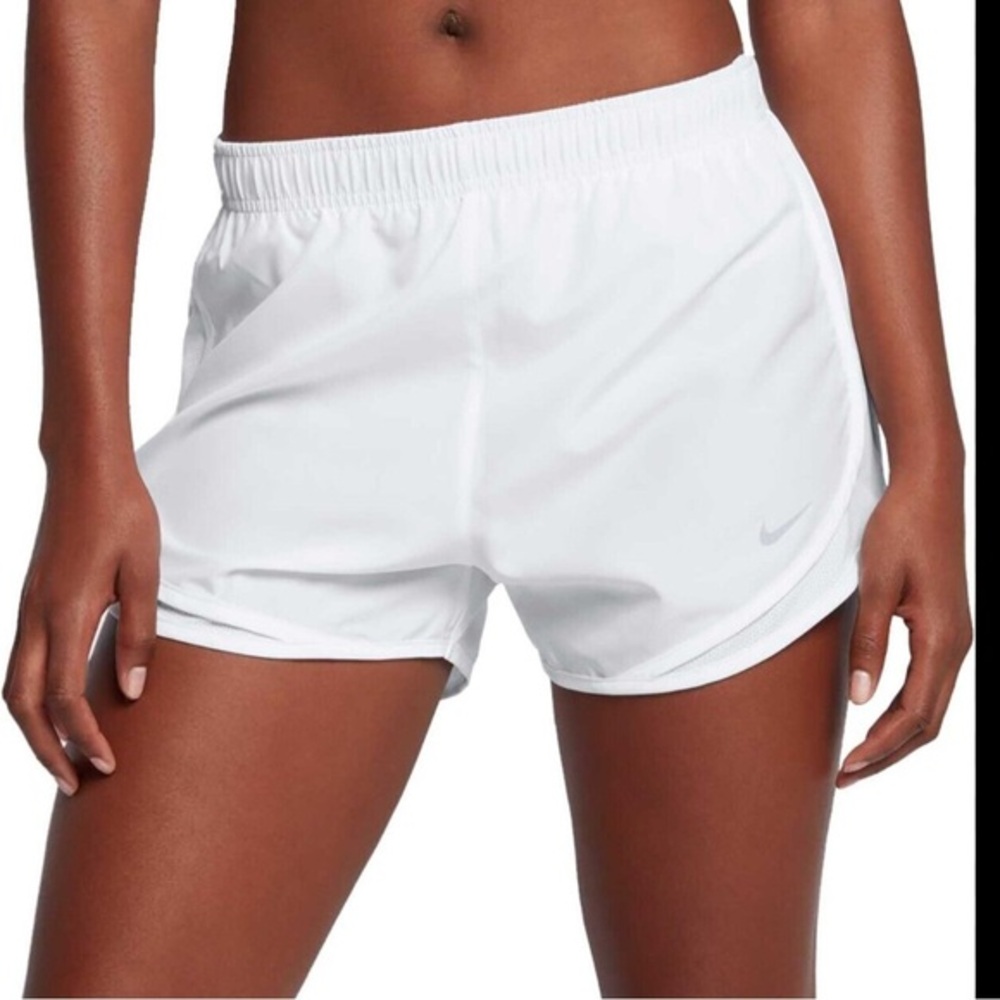 Nike Women's White Athletic Running Shorts